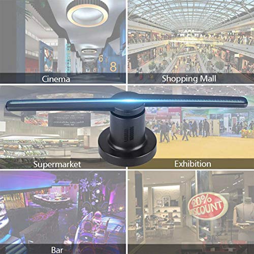 Lettore-di-pubblicit-dellologramma-del-fan-di-visualizzazione-del-proiettore-olografico-WiFi-3D-LED-nero