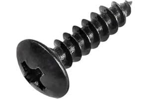 MOOPW Tête ronde Vis À Bois - Acier Carbone Tête de croix Vis autotaraudeuses Tête de champignon Fixations M3 M4 M5