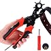 Produktbild Anwenk Leder Punch PROFESSIONAL Leder Locher Gürtel Locher Set, runde Löcher, 6 Größe, für Gürtel, Sattel, Karte, Stoff, Gummi, Papier und mehr