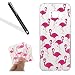 Produktbild Galaxy S8 Plus Hülle,HandyHülle für Samsung Galaxy S8 Plus,Leeook Kratzfeste Scratch-Resistant Hülle TPU Case Schutzhülle Silikon Crystal Kirstall Clear Case Durchsichtig Kreative Pink Vogel Malerei Muster Transparent Weichem Silikon Schutzhülle Handy Gürtel Tasche Schutzhülle Hülle Case Cover Abdeckung Etui TPU Bumper Schale für Samsung Galaxy S8 Plus + 1 x Schwarz Eingabestift-Pink Vogel