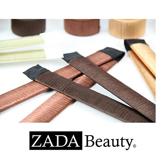 ZADA Beauty l Donut Hair Bun Maker l Styling Werkzeug l Fashion Haare Dutt l Brautfrisur l Frisurenhilfe l Haarknoten l Haarzopf l (Blond) - 6
