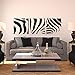 Produktbild mairgwall Zebra Muster Wand Aufkleber Familie vinyl Wohnzimmer Kunst Aufkleber Office Decor, Vinyl, Custom, 30"h x92"w