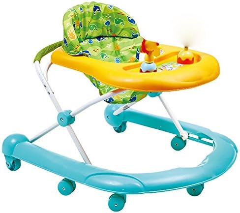 GUO Baby Anti-Rollover U-Type Multi-Functional Folding Baby Walker