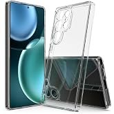 Ehr. Samsung Galaxy S25 Ultra Uyumlu Kamera Korumalı Darbe &Ouml;nleyici Arka Kapak, 2mm Kalınlaştırılmış Şeffaf Silikon Kılıf