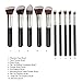 Generic Phenovo Makeup Brushes Set Tool Pro Foundation Eyeliner Eyeshadow (Black) RS.420.00