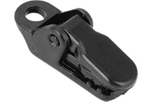 ALOMEJOR 10 sztuk zestaw zacisk markizy plandeki klipy wojskowe liny do parasoli haki zatrzaskowe narzędzie do regulacji namiotu kempingowego na zewnątrz przyczepy kempingowej