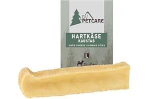 BV Petcare| Chew Stick de Queso para Perros | Entrenamiento de los músculos masticatorios y Cuidado Dental | Juguetes masticables Naturales para Perros (L)