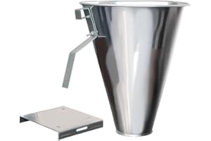 Amagogo Cône en Fer, Cône De Retenue De Volaille, Cône Entonnoir en Forme De Dos Plat, Outil D'abattage De Cône De Volaille, Cône De Traitement pour Poulet, Canard Et Oie, Je