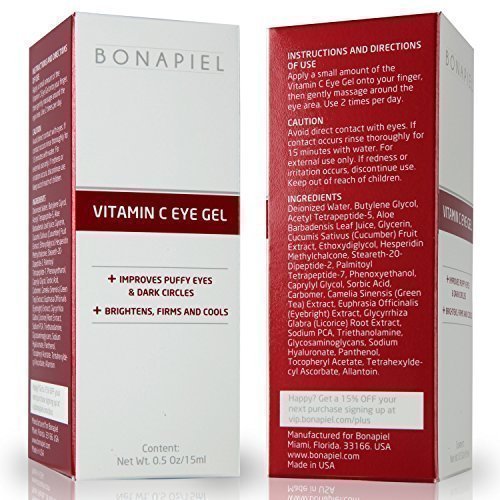 Best Eye Wrinkle Cream For Dark Circles Under Eye - This Eye Gel combat Puffy Eyes + Bags + Fine Lines and Crows Feet Goes On Smoothly and Absorbs Great - Revive Your Tired Eyes At Once With The Anti Aging Treatments For Men and Women From Bonapiel
