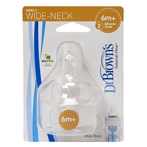 Dr Brown's Silicone Teats Level 1 2 3 and 4