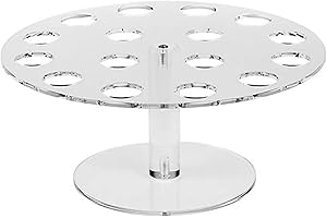 CWPFVQA Soporte Para Helado De 1 Pieza, Soporte De Exhibición Transparente, Soporte Para Cono Crujiente, Soporte Para Cono De Helado, Soporte Para Cono