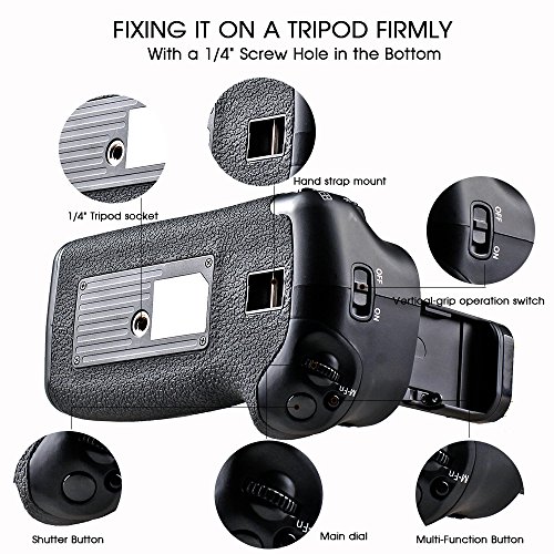 SAMTIAN vertical Batterie de remplacement Grip pour Canon BG-E11 Convient pour CANON 5D Mark III 5D S 5D SR Fonctionne avec batterie LP-E6 ou 6 morceaux de piles AA reviews SAMTIAN vertical Batterie de remplacement Grip pour Canon BG-E11 Convient pour CANON 5D Mark III 5D S 5D SR Fonctionne avec batterie LP-E6 ou 6 morceaux de piles AA