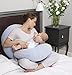 Motherhood Sleepy-C Version Premium with Cotton Velor Maternity and Support Pillow for Pregnancy/Nursing (Blue Classics)