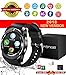 Price comparison product image Bluetooth Smart Watch With Camera Touch Screen Smartwatch Unlocked Watch Cell Phone With Sim Card Slot Smart Wrist Watch Pedometer Fitness Tracker For Android Phones Samsung IOS Iphone 7 Plus 6S Iphone 8 Men Women Kids … (V8-Black)