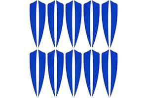 DONGKER 20pcs Tir a l'arc Fletchings,4 "Flèches Plume de Dinde Fletching pour la Chasse Au Tir a la Cible