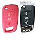 Price comparison product image rotsale Silicone Case for Car Key With 3 Buttons; Compatible with Volkswagen, Seat or Skoda; 1 unit