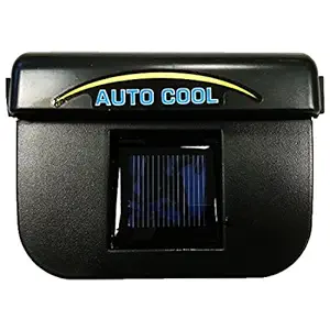 MSE ABS Auto Cool Solar Powered Car Window Air Cooler(Black, 14.5x10.5x4cm)