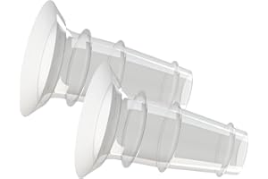 ARDO 2 x 18mm Breast Shells Flange Inserts for Breastfeeding. Clear Breast Shields for Extra Comfort While Pumping & Expressing Milk. Use with Ardo Alyssa, Calypso & Amaryll Breast Pump.