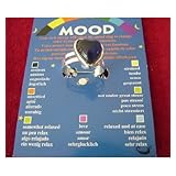 Spiritual Gifts Mood Ring; Heart Shaped on a Card with Colour Coded Chart telling your Inner Moods - adjustable to fit different size of fingers - sold