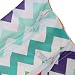 Waterproof Resuable Wet Dry Baby Diaper Bag Organizer Pouch with Dual Zipper Rainbow