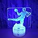 Produktbild 3D LED Licht Nachtlicht Optische Täuschung Lampe Schreibtischlampe Tischlampe Nachtlicht 7 Farben mit Acryl-Ebene & ABS Basis & USB-Ladegerät Handball