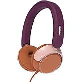 Philips TAK2000MP Casque Supra-auriculaire Pliable pour Enfants de la série 2000 - Volume limité, Partage Audio, câble 3,5 mm