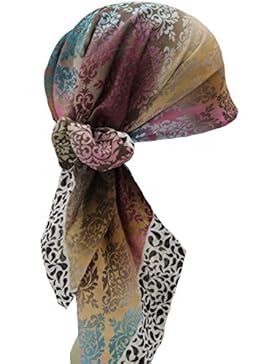 Pre-tie Ultraweiches Kopftuch Aus Baumwolle für Haarverlust, Krebs, Chemotherapie
