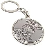 50 Years Calender Silver Keychain