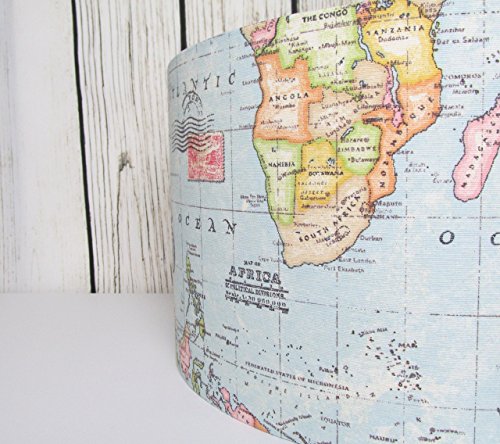 World Map Lampshade - Choice of Interiors