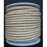 Sisalseil Durchmesser 10 mm 50 Meter Sisal-Seil auf Scheibenspule