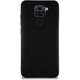 KZY İletişim Xiaomi Redmi Note 9 ile Uyumlu Kılıf Soft Premier Renkli Silikon Kapak - Siyah