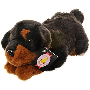 peluche chien rottweiler