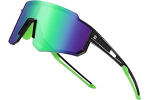 DUCO Polarisierte Sport Sonnenbrille für Herren Damen UV400 Schutz Baseball Radfahren Laufen Fischen Sonnenbrille DC0068