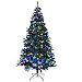 Produktbild COSTWAY Weihnachtsbaum Künstlicher Tannenbaum mit LED-Lichterketten Christbaum beleuchtet 120/180/210/240/270cm Grün (210CM)