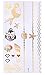 TAFLY Necklace Floral Multi Design Arm Assortment Metallic Transfer Temporary Tattoos Gold Silver Body Jewerly Stickers 6 Sheets