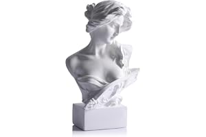 Grekisk staty grekisk byststaty Afrodite staty byst grekisk mytologi dekor lämplig för att fylla utrymme dekor i vardagsrummet, sovrummet, kontoret, studierummet (15,7 cm)