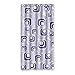 Produktbild 90 cm x183 cm (36 "x72") Badezimmer Duschvorhang, Universal Eleganter lila Druck Maßgeschneidert Badezimmer Duschvorhang