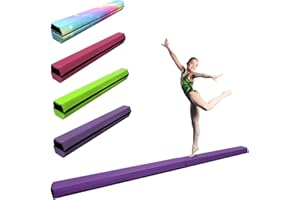 HomeSun Schwebebalken 240cm Faltbar Balance Beam Gymnastik Balance-Balken Gymnastikbalken Übung Fitness Training Turnen für Zuhause
