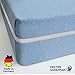 Produktbild Mister Sandman Matratze, Härtegrad H2 H3, Komfortschaum Kern, Rollmatratze, ÖKO-TEX® waschbar, (Blau, 140 x 200 cm)