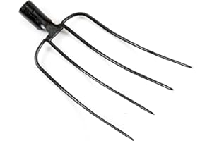 TOP TOOLS Fourche à fumier - Fourche à fumier - 4 dents - Douille ronde