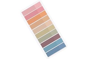 ANDSHUAI Notes Pastellfarben, sticky Klebezettel, tabs Bookmarks, 200 Stücke (Stil 3), für Schule, Büro, Zuhause