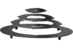 4BIG.fun Adapter Rings for Stew Oven 34.5-38 cm Utschak Hob for Fire Kettle Adjustment Plate Kazan Adaptation Kazan Kettle Uchag Camping Oven