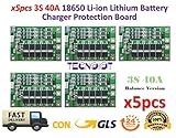 【Diseño compacto】 Voltaje de carga: 12.6V - 13.6V; Corriente de descarga continua (límite superior): 40A (si el ambiente de enfriamiento no es bueno, reduzca la corriente de carga); Corriente de carga continua (límite superior): 20A.