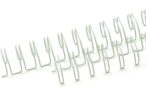 ‎CRAFTELIER Craftelier - 2er-Set Doppelringbinder für Alben, Notizbücher, Tagebücher oder Kalender | Ideal für Scrapbooking- und Bastelprojekte | Ø 1,58 cm (5/8") - Farbe Mint