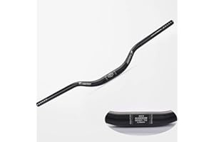 MHUI Guidon en Alliage D'aluminium de Vélo de Montagne Vélo Extra Long Guidon Φ31.8mm 700mm Riser Bar,Noir