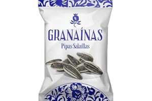 FUNTASTYC Pipas Granainas - Pipas Salaillas 110 GR | Contiene Expositor con 10 Unidades (Con Sal, Granainas)