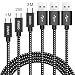 Produktbild Mrico USB Ladekabel,EVIISO [3Pack] 1m 2m 3m Nylon USB Schnellladekabel 3A High Speed Sync Datenkabel Samsung Kabel Ladekabel für Android Handy Samsung Galaxy S7 Edge/S6/S5,Kindle,Huawei,HTC,Sony,Nexus