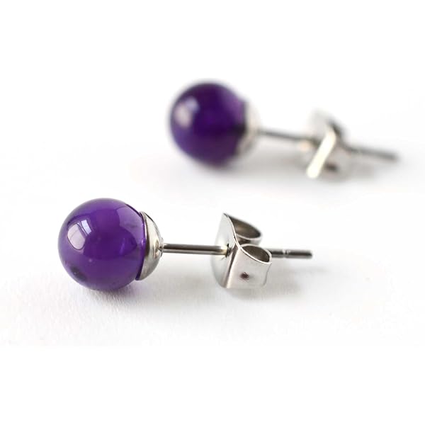 Boucles D'oreilles Puces Lapis Lazuli & Argent 925 - 8mm - Bijouxia - Neuf Avec étiquettes