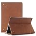Produktbild Tab A 10.1 Hülle Cover, elecfan ® Ultra Dünn Leichtgewicht Book Stil Flip PU Leder Hülle Tasche Wasserdicht Case Smart Cover mit Ständer / Auto Schlaf Wach Funktion Anti Kratzer Schutzhülle für Tablet SM-T580/585 Samsung Galaxy Tab A 10.1 (TAB A 10.1, Hellbraun)