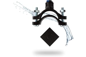 Collarín abrazadera para el tubo del desagüe de 40 mm - Ideal para drenar aguas residuales - Sistema de osmosis inversa - Conexión rápida de 1/4" - Nature Water Professionals